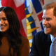 Meghan, Duchess of Sussex and Prince Harry, Duke of Sussex during their visit to Canada House on January 7, 2020 in London, England.
